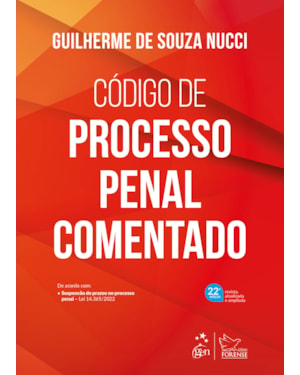 CÓDIGO DE PROCESSO PENAL COMENTADO