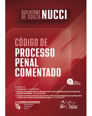 Código de Processo Penal Comentado - 25ª Edição 2026
