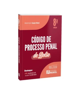 Código de Processo Penal - CPP De Bolso - 2026 Rideel