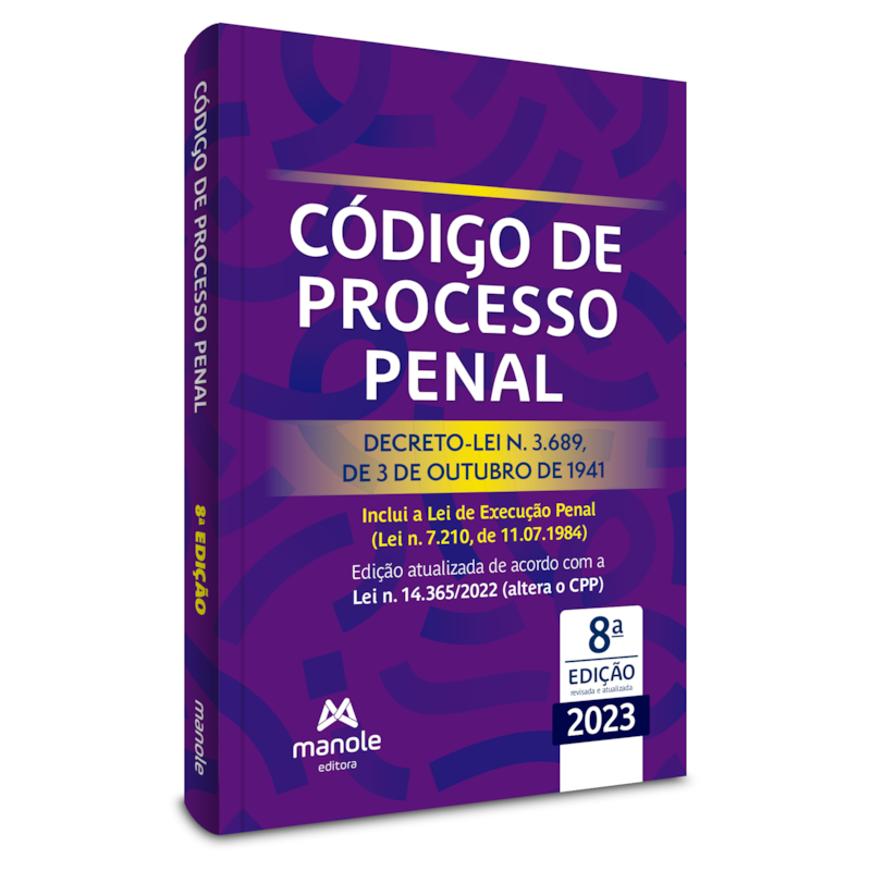CÓDIGO DE PROCESSO PENAL: DECRETO-LEI N. 3.689, DE 3 DE OUTUBRO DE 1941