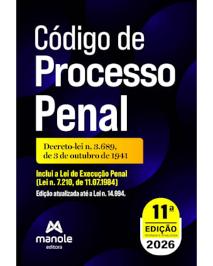 Código de processo penal: Decreto-lei n. 3.689, de 3 de outubro de 1941