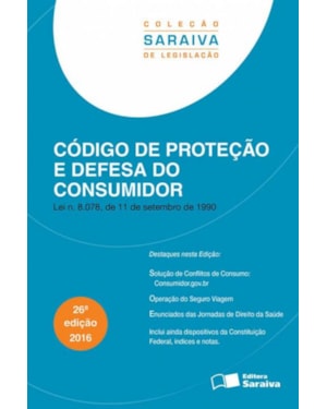 CODIGO DE PROTECAO E DEFESA DO CONSUMIDOR