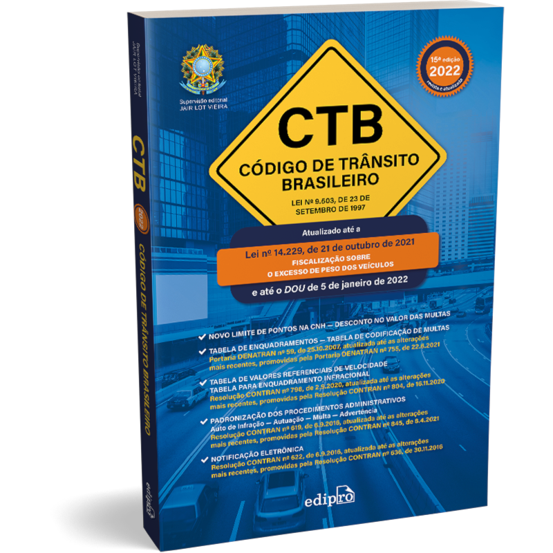 CÓDIGO DE TRÂNSITO BRASILEIRO 2022 - SUPER ATUALIZADO