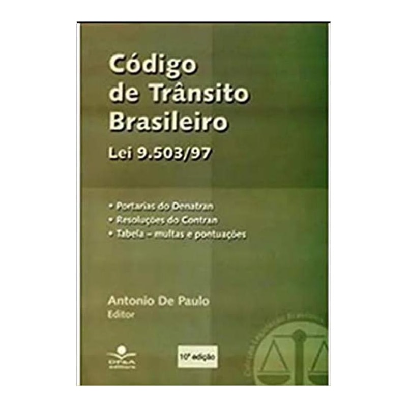 CODIGO DE TRANSITO BRASILEIRO LEI 9.503/97 - 1
