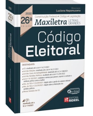 CÓDIGO ELEITORAL - COLEÇÃO MAXILETRA