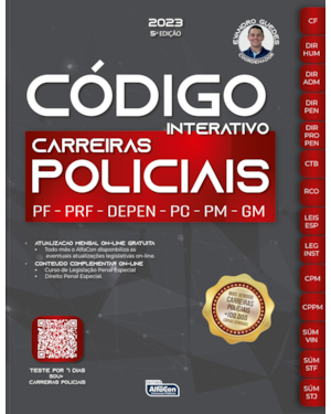 CÓDIGO INTERATIVO ALFACON 2023 - CARREIRAS POLICIAIS
