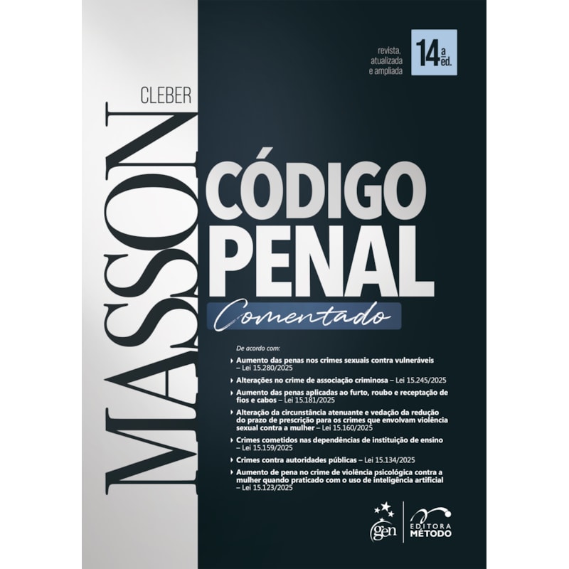 CÓDIGO PENAL COMENTADO - 14ª EDIÇÃO 2026