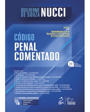 Código Penal Comentado - 26ª Edição 2026