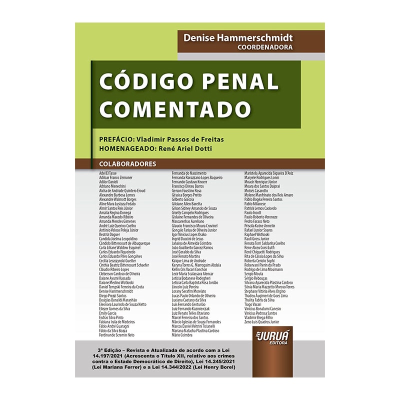CÓDIGO PENAL COMENTADO - DE ACORDO COM A LEI 14.197/2021