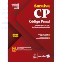 CÓDIGO PENAL - LEGISLAÇÃO SARAIVA DE BOLSO - 10ª EDIÇÃO 2026