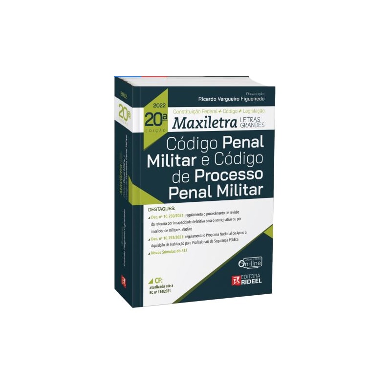 CÓDIGO PENAL MILITAR E CÓDIGO DE PROCESSO PENAL MILITAR - COLEÇÃO MAXILETRA
