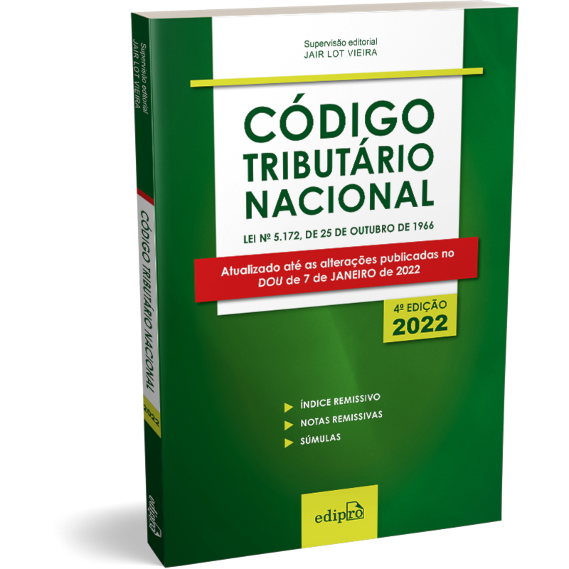 CÓDIGO TRIBUTÁRIO NACIONAL 2022 - MINI