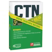CÓDIGO TRIBUTÁRIO NACIONAL - CTN DE BOLSO