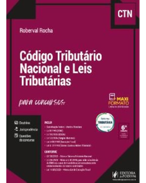 CÓDIGO TRIBUTÁRIO NACIONAL E LEIS TRIBUTÁRIAS (CTN) (2024)