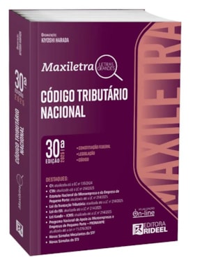CÓDIGO TRIBUTÁRIO NACIONAL - MAXILETRA - CTN 2025 RIDEEL