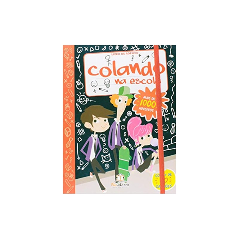 COLANDO NA ESCOLA - COL. LIVRO ADESIVO - 1ª