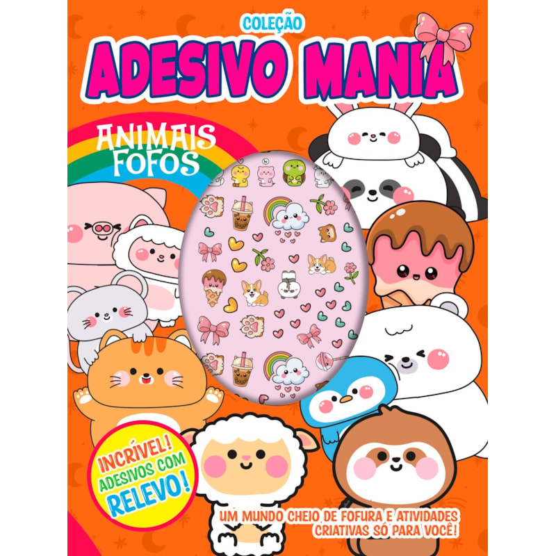 COLEÇÃO ADESIVO MANIA - ANIMAIS FOFOS