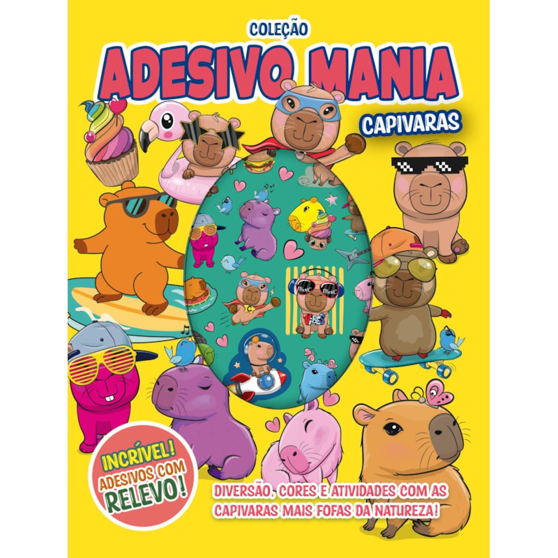 COLEÇÃO ADESIVO MANIA - CAPIVARAS