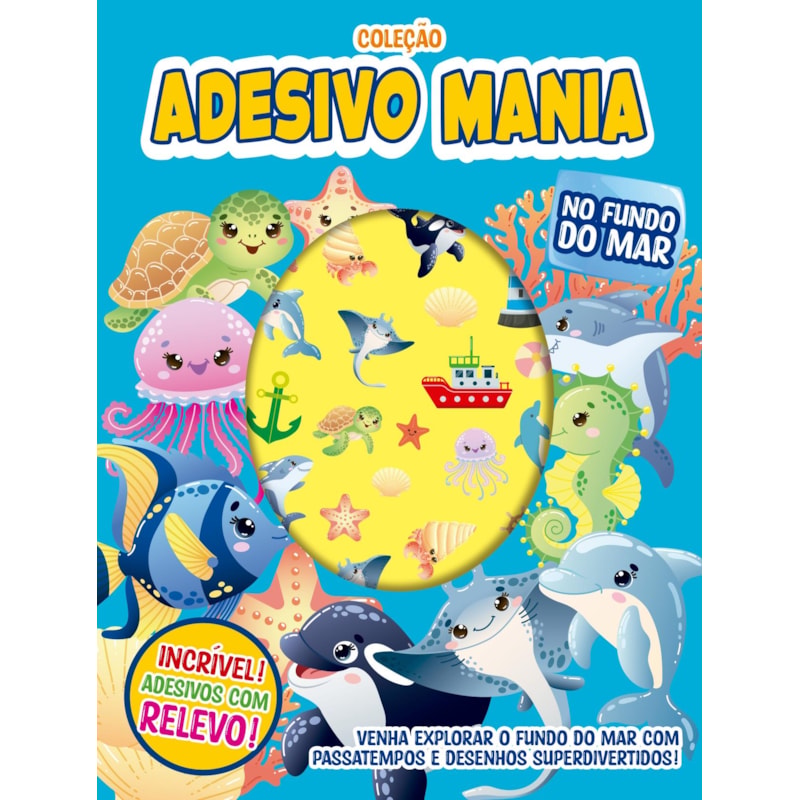 COLEÇÃO ADESIVO MANIA - FUNDO DO MAR