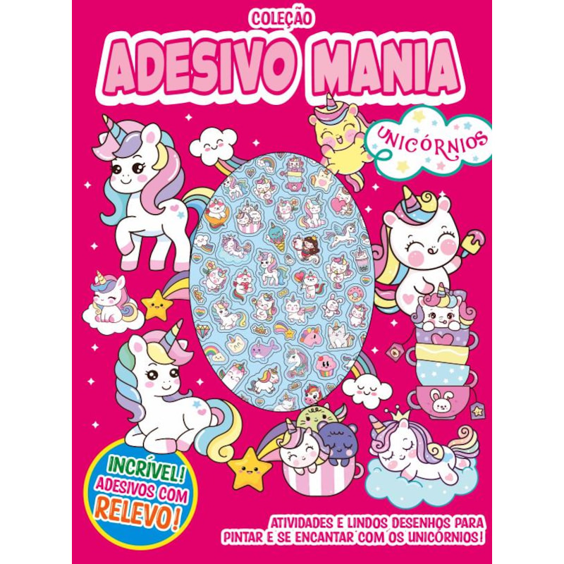 COLEÇÃO ADESIVO MANIA - UNICÓRNIOS