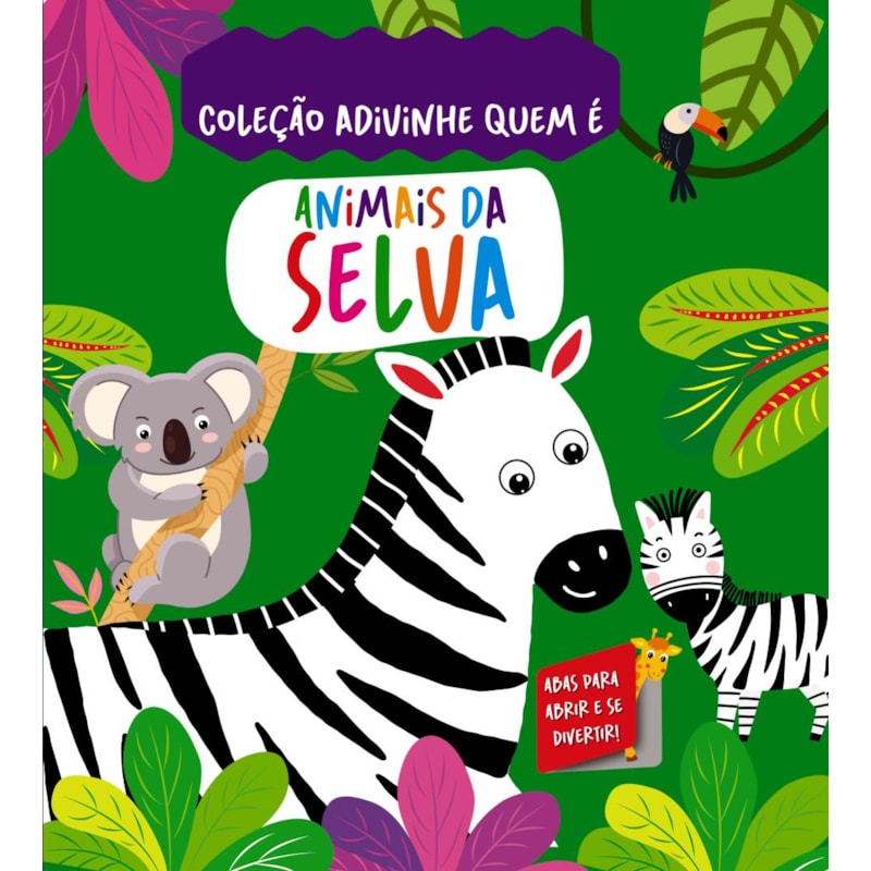 COLEÇÃO ADIVINHE QUEM É? - ANIMAIS DA SELVA