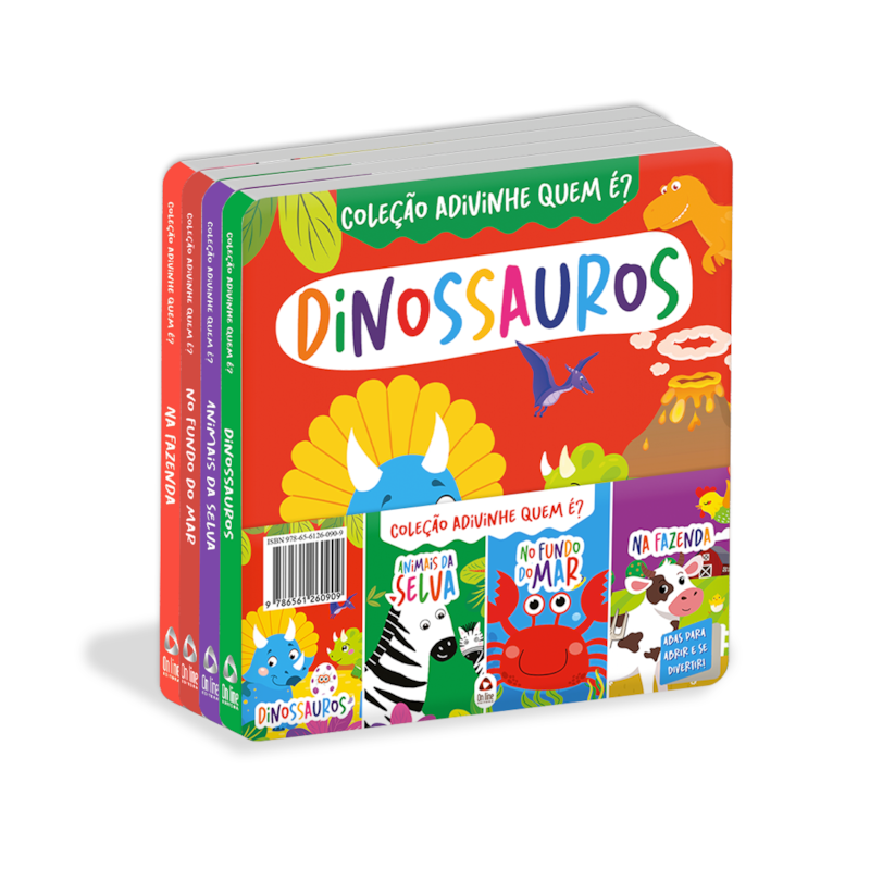 COLEÇÃO ADIVINHE QUEM É? - KIT COM 4 LIVRINHOS