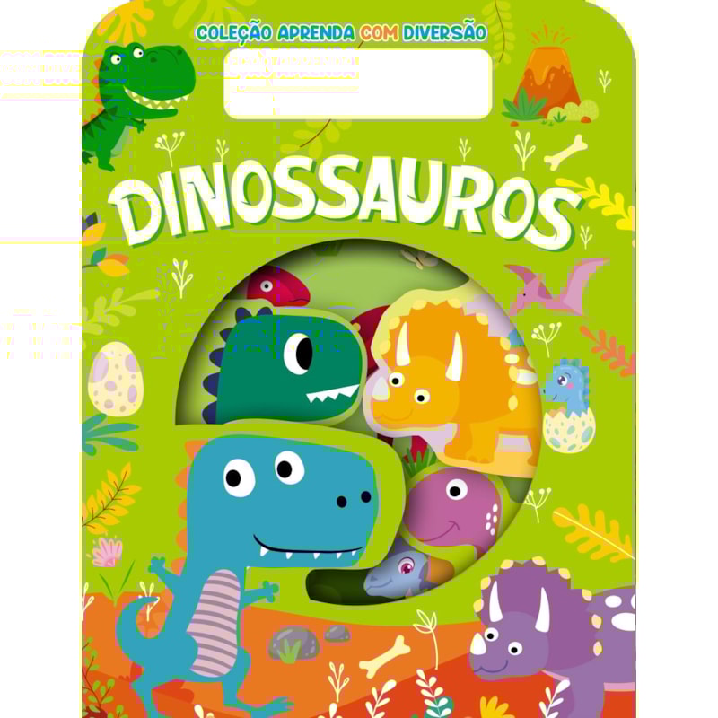 COLEÇÃO APRENDA COM DIVERSÃO DINOSSAUROS