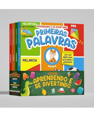 COLEÇÃO APRENDENDO E SE DIVERTINDO - KIT COM 4 LIVROS
