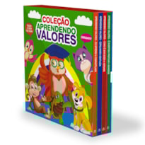 COLEÇÃO APRENDENDO VALORES - BOX COM 4 LIVRINHOS