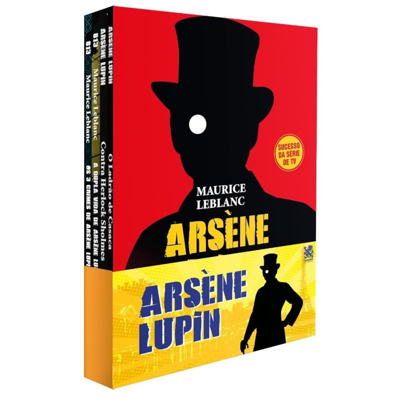 COLEÇÃO ARSÈNE LUPIN - 5 LIVROS