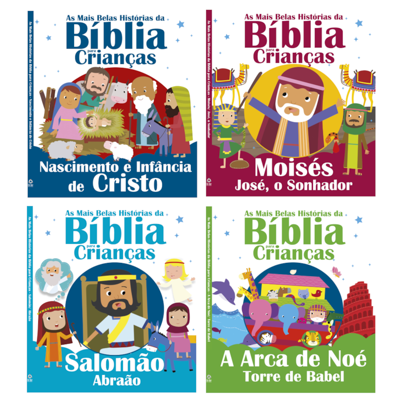 COLEÇÃO AS MAIS BELAS HISTÓRIAS DA BÍBLIA PARA CRIANÇAS