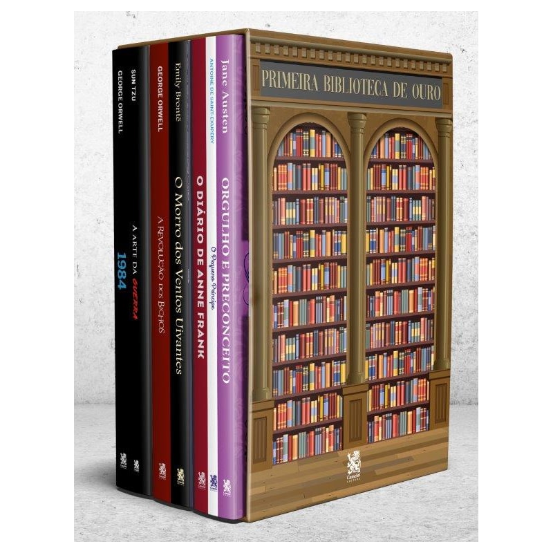 COLEÇÃO BIBLIOTECA DE OURO - BOX COM 7 LIVROS