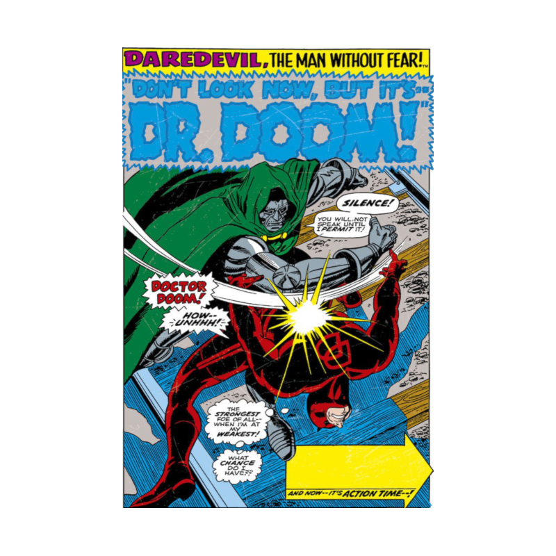 Coleção clássica marvel: nova fase vol. 21 - demolidor 8 - não olhe agora, mas é. o doutor destino!