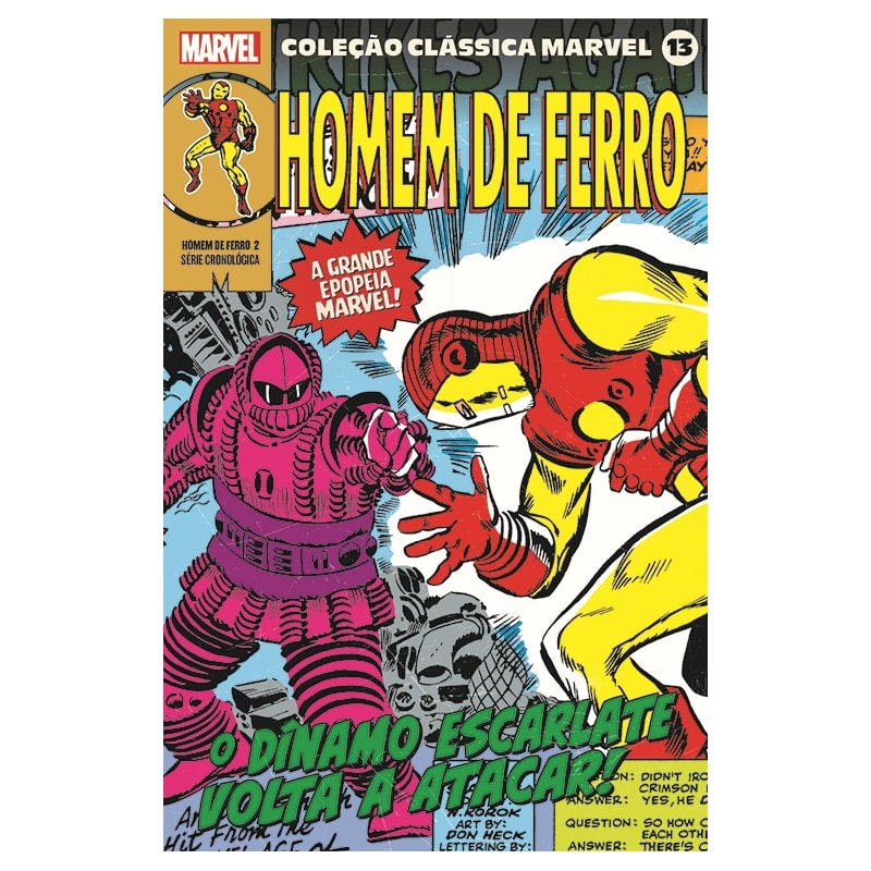 Coleção clássica marvel vol. 13 - homem de ferro vol. 2