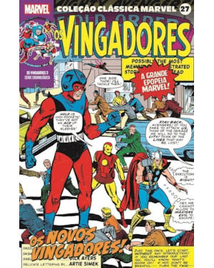 Coleção clássica marvel vol.27 - vingadores vol.03