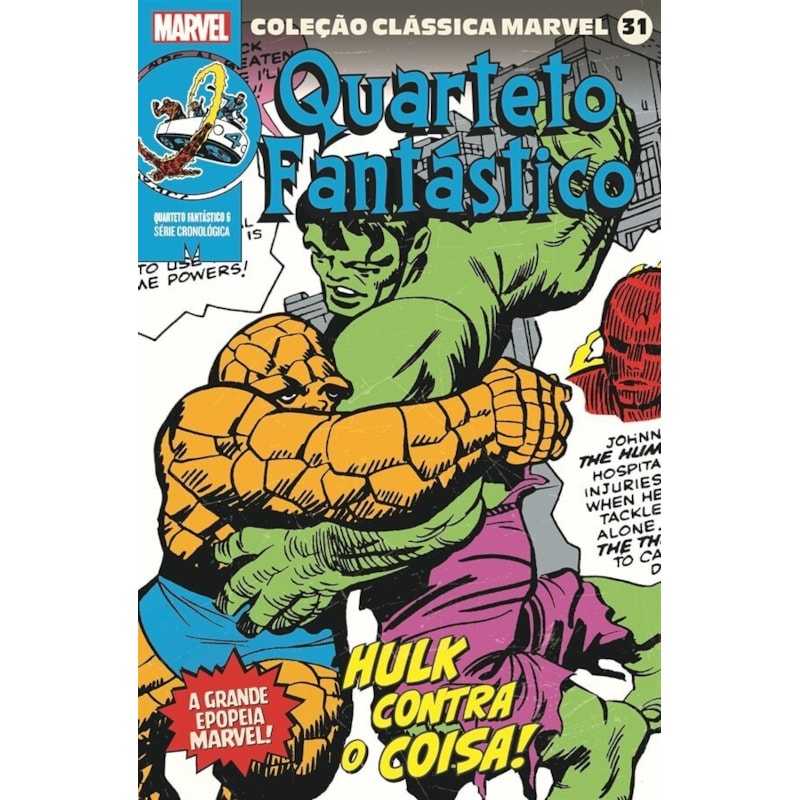 Coleção clássica marvel vol.31 - quarteto fantástico vol.06