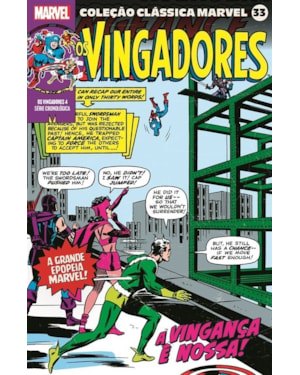 Coleção clássica marvel vol.33 - vingadores vol.04