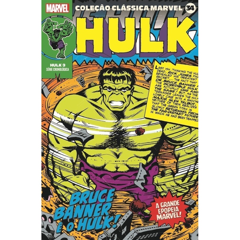 Coleção clássica marvel vol.34 - hulk vol.03