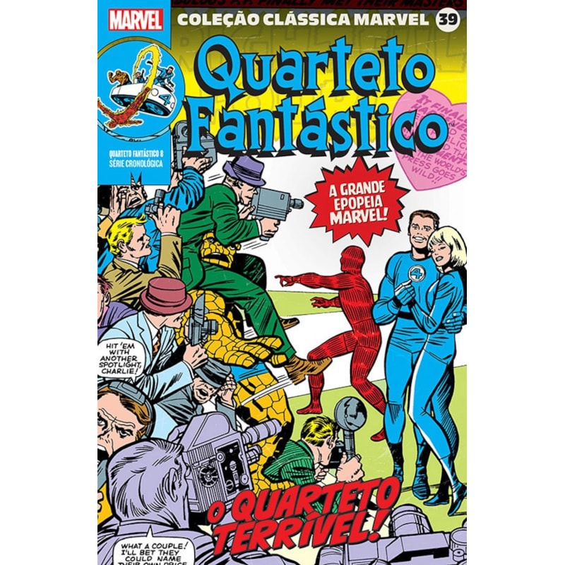 Coleção clássica marvel vol. 39 - quarteto fantástico vol. 8
