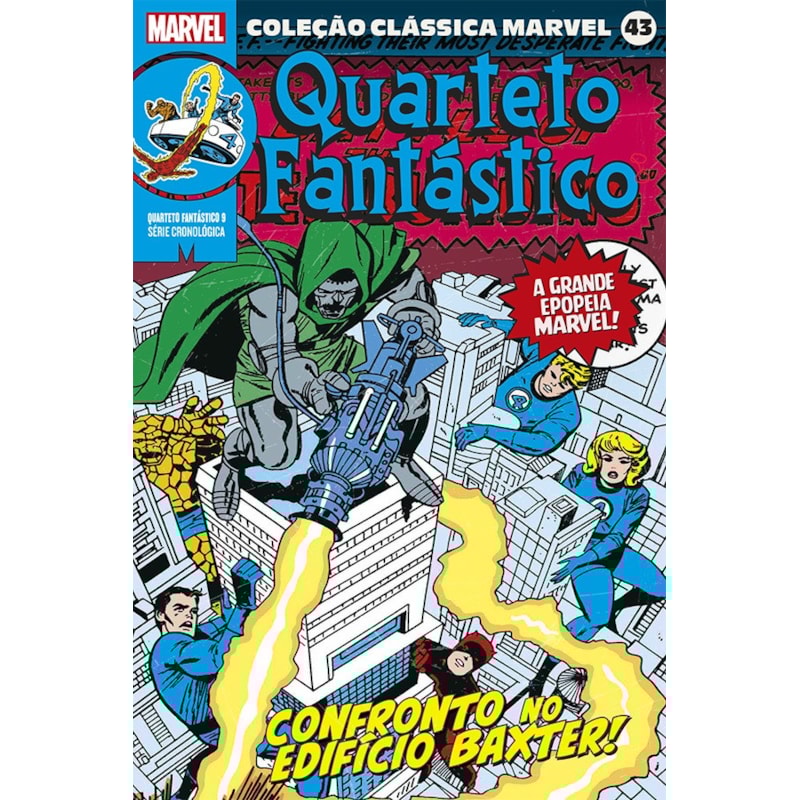 Coleção clássica marvel vol. 43 - quarteto fantástico vol. 9