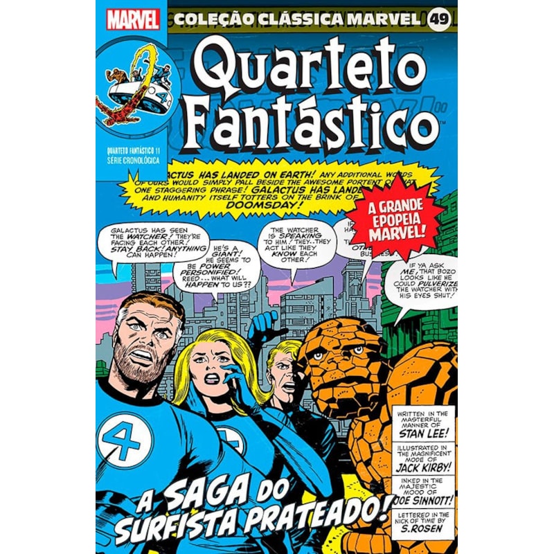 Colecao classica marvel vol.49 - quarteto fantastico vol.11