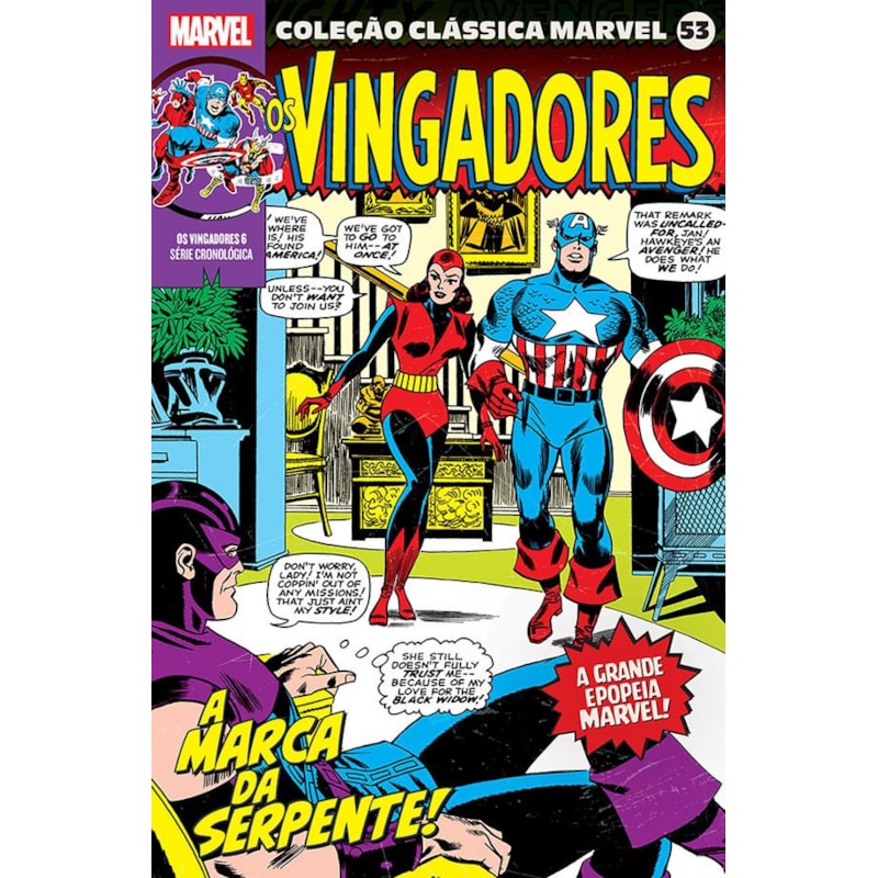 Coleção clássica marvel vol. 53 - vingadores 06