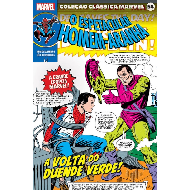 Coleção clássica marvel vol. 54 - homem-aranha 09