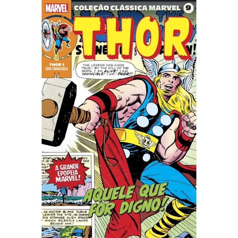 Coleção clássica marvel vol. 9 - thor vol. 1