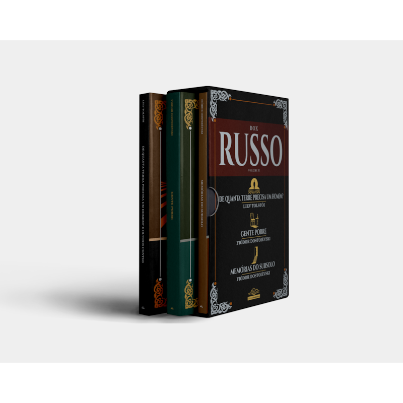 COLEÇÃO CLÁSSICOS RUSSOS VOL. II | BOX COM 3 LIVROS