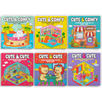 COLEÇÃO COLORING BOOK FOR ADULTS - BOLD EASY - KIT COM 6 LIVROS DE COLORIR ADULTO