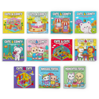 COLEÇÃO COLORING BOOK FOR ADULTS - KIT COM 11 LIVROS DE COLORIR ADULTO