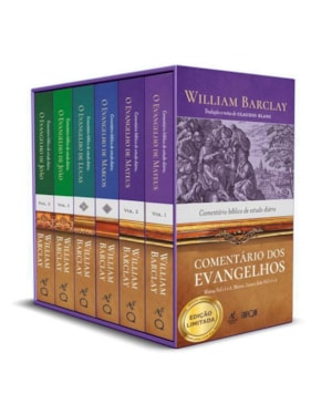 Coleção Comentário Dos Evangelhos - Mateus, Marcos, Lucas e João - William Barclay - 6 Volumes
