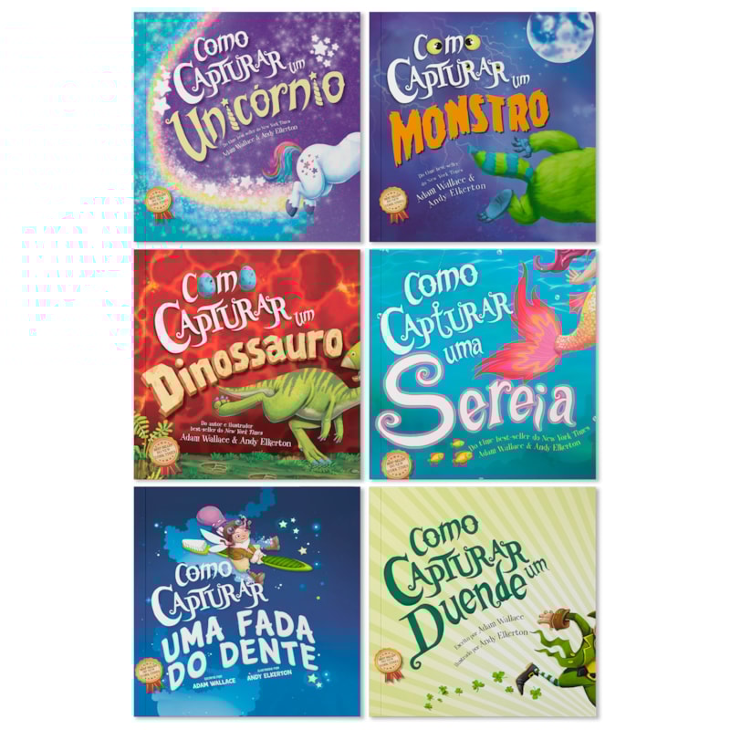 COLEÇÃO COMO CAPTURAR - COLEÇÃO COM 6 LIVROS