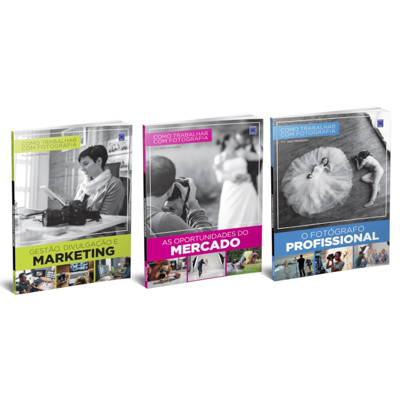 COLEÇÃO COMO TRABALHAR COM FOTOGRAFIA (3 VOLUMES)